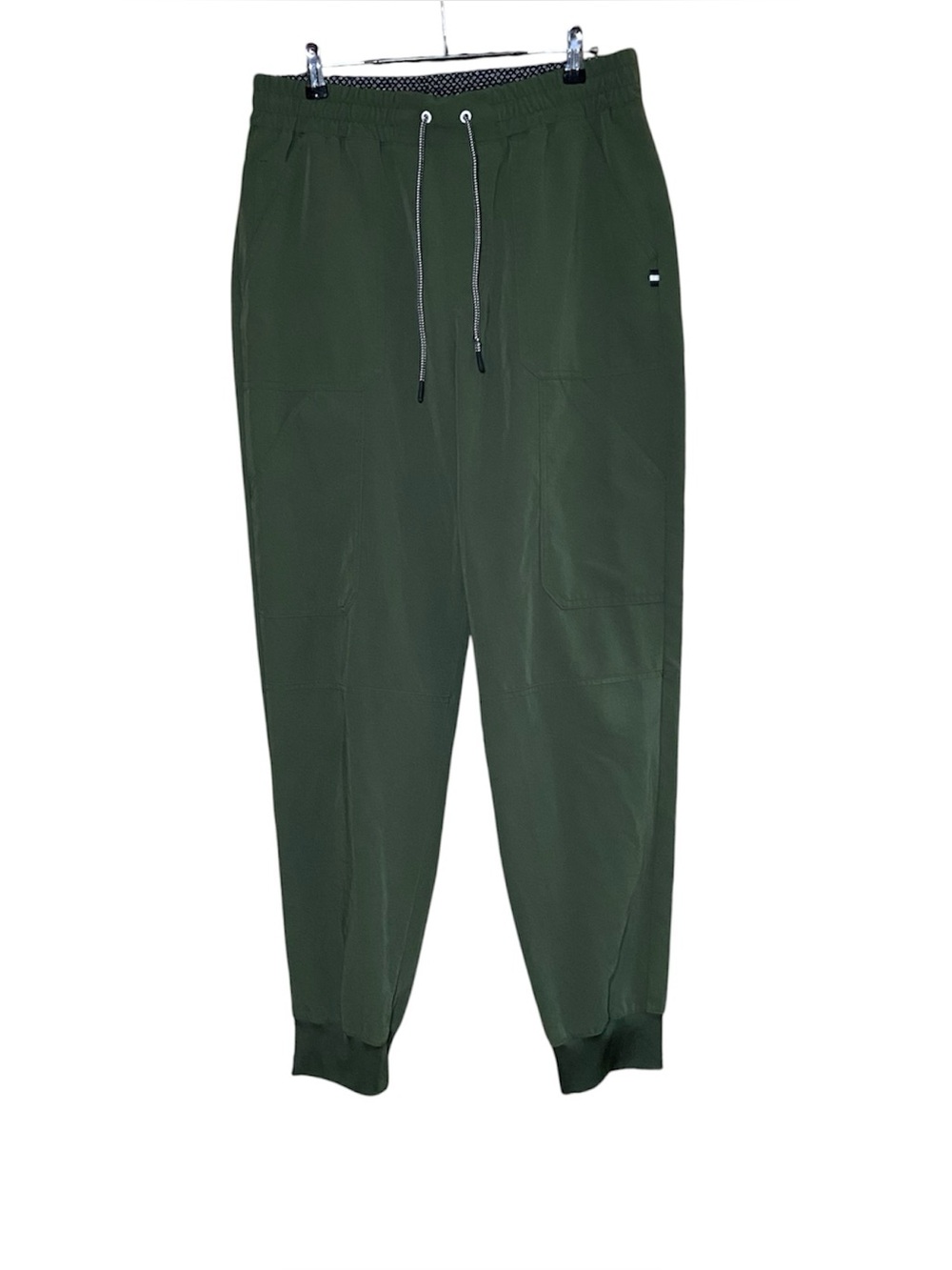 Beyond Scrubs Happy Jogger Scrub Pants. Olive Green Womens L